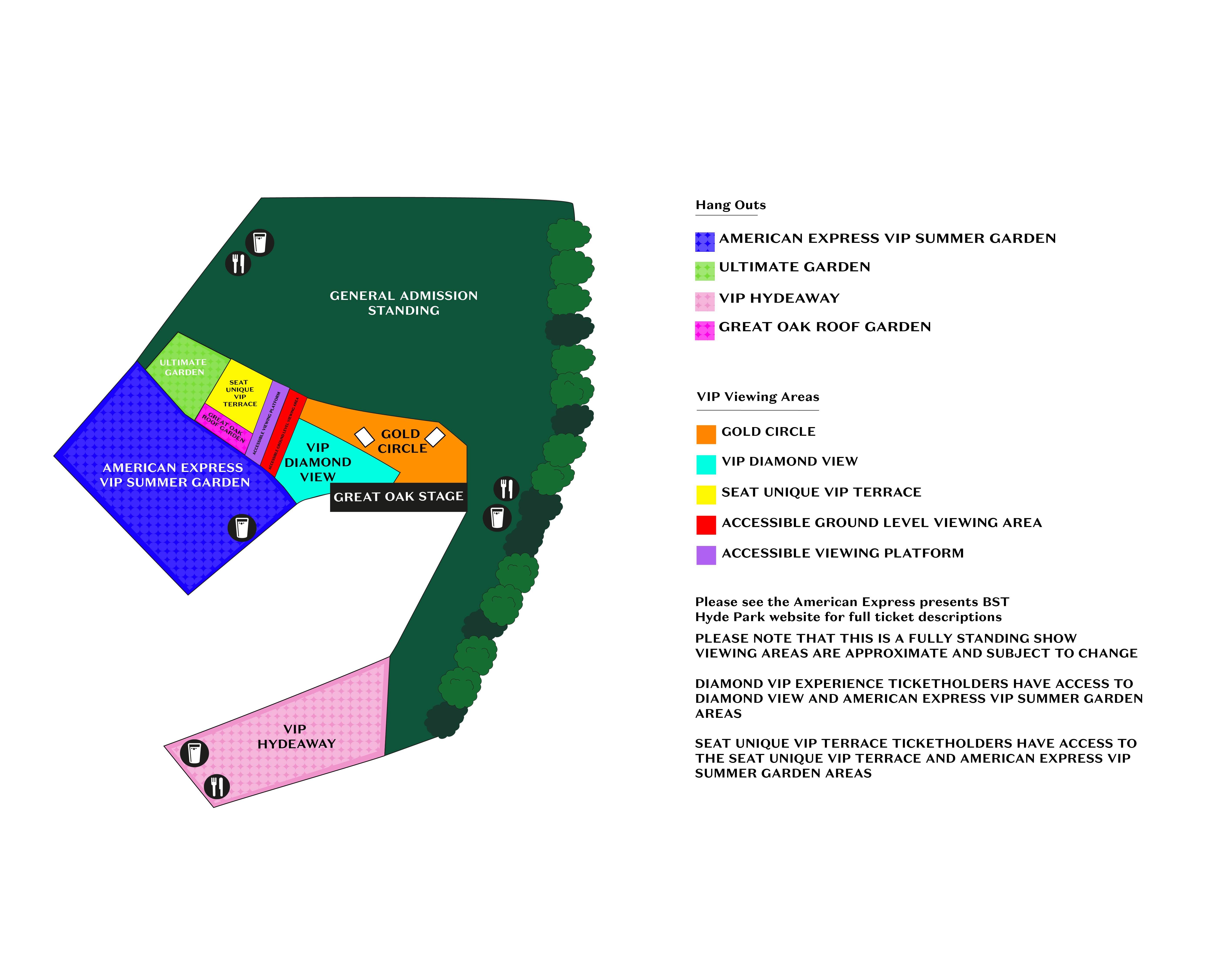Mumford & Sons BST Hyde Park London Map 2026